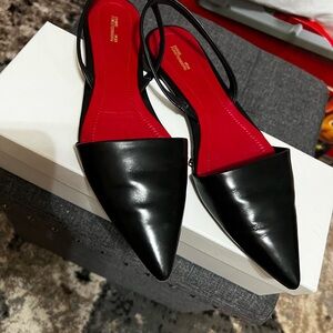 Diane von Furstenberg Women's Black and Red Sandals